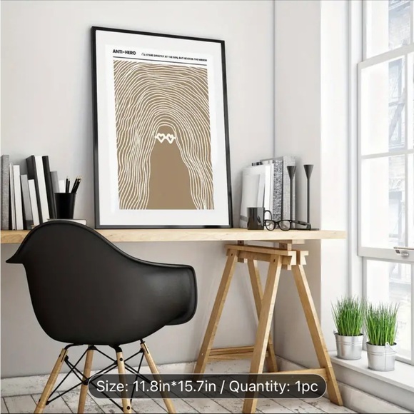 💛Canvas Print, Waterproof Music Poster, Taylor Swift, Anti-hero, Pop Rock Retro - Picture 5 of 7